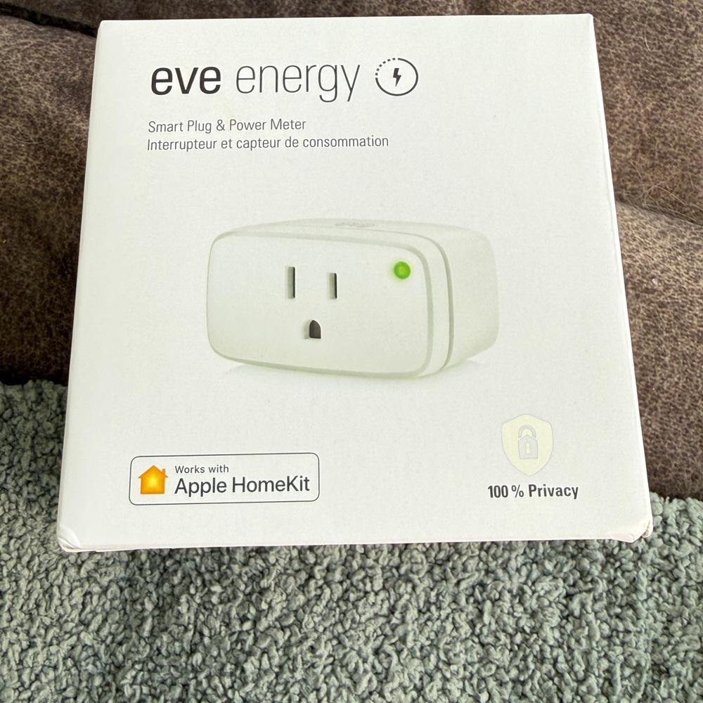 NIB Sealed Eve Energy Smart Plug with Power Meter - White